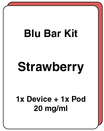 Blu Bar Kit - STRAWBERRY