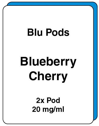 Blueberry Cherry Replacement Pods - 2 Pack, 20mg/ml